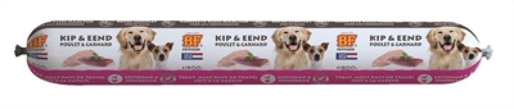 Biofood Hond Natvoer Vleesvoeding Eend 1 stuk 800g