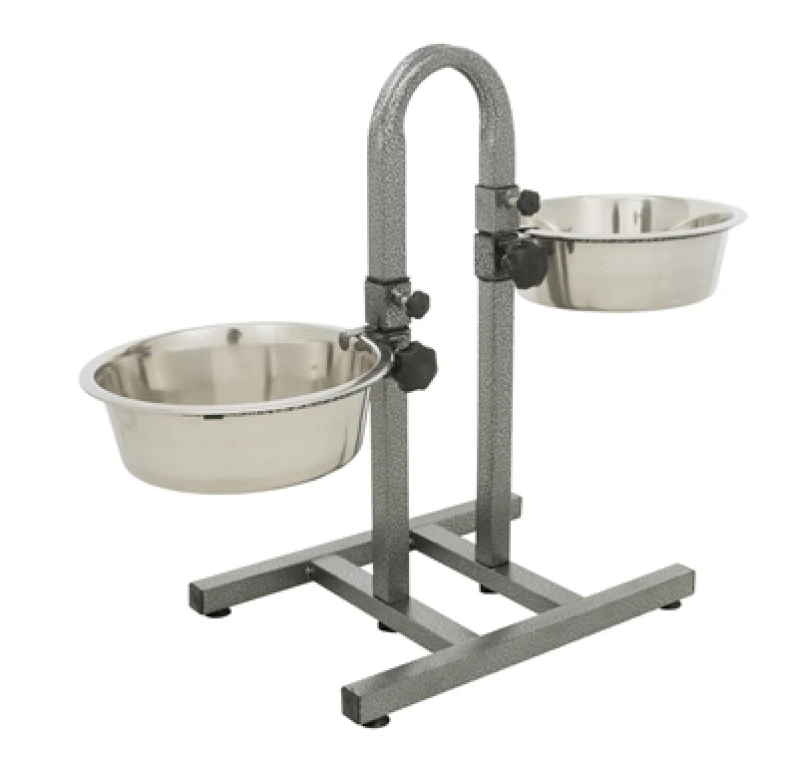 Trixie H-vormige voerstandaard voor honden - 2x 2,8 liter - 1 stuk