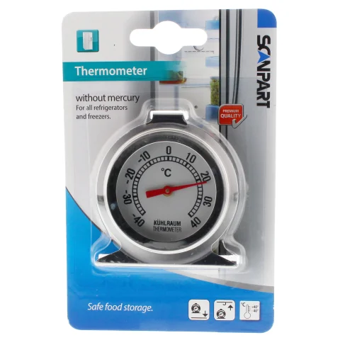 Koelkast Thermometer Roestvrij Staal, 1 stuk