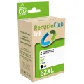 Wecare Inktcartridges Zwart + Kleur 62XL Set van 2