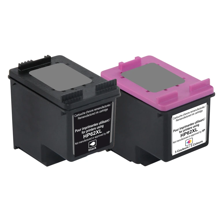Wecare Inktcartridges Zwart + Kleur 62XL Set van 2