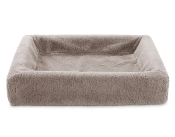 Bia Bed 50 Fleece Overtrek Taupe - 60x50x12 cm