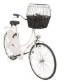 Trixie Wilgen Fietsmand Voorop Zwart Met Kussen En Kap 50X41X35 Cm