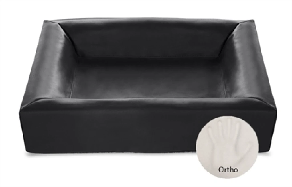 Bia Bed Orthopedische Hondenmand Zwart - 70x60x15 cm - 1 stuk