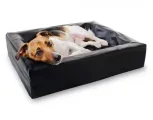 Bia Bed 60 Hondenmand Orthopedisch Zwart - 70x60x15 cm