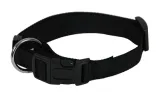 Martin Sellier Hondenhalsband Basic Nylon Zwart 40-55 cm - 1 stuk