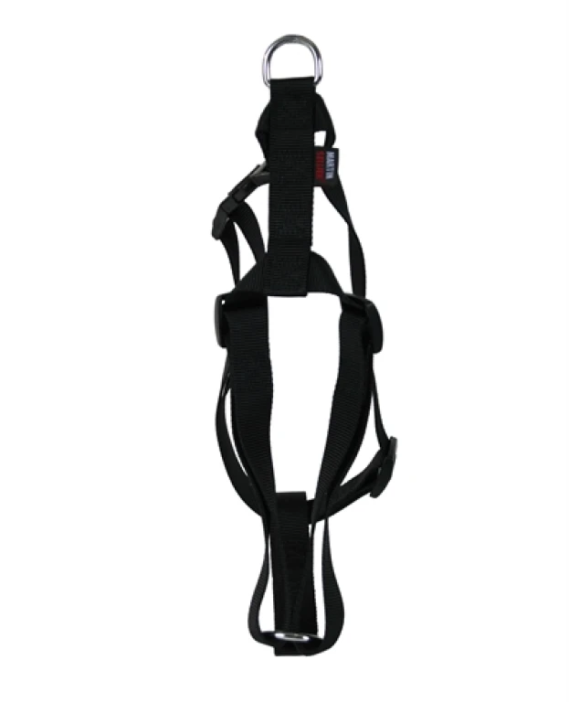 Martin Sellier Hondentuig Basic Nylon Zwart 70-90 cm (1 stuk)