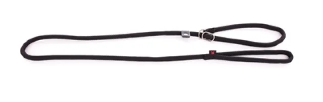 Retrieverlijn Nylon Rond Zwar - 1.8m x 13mm