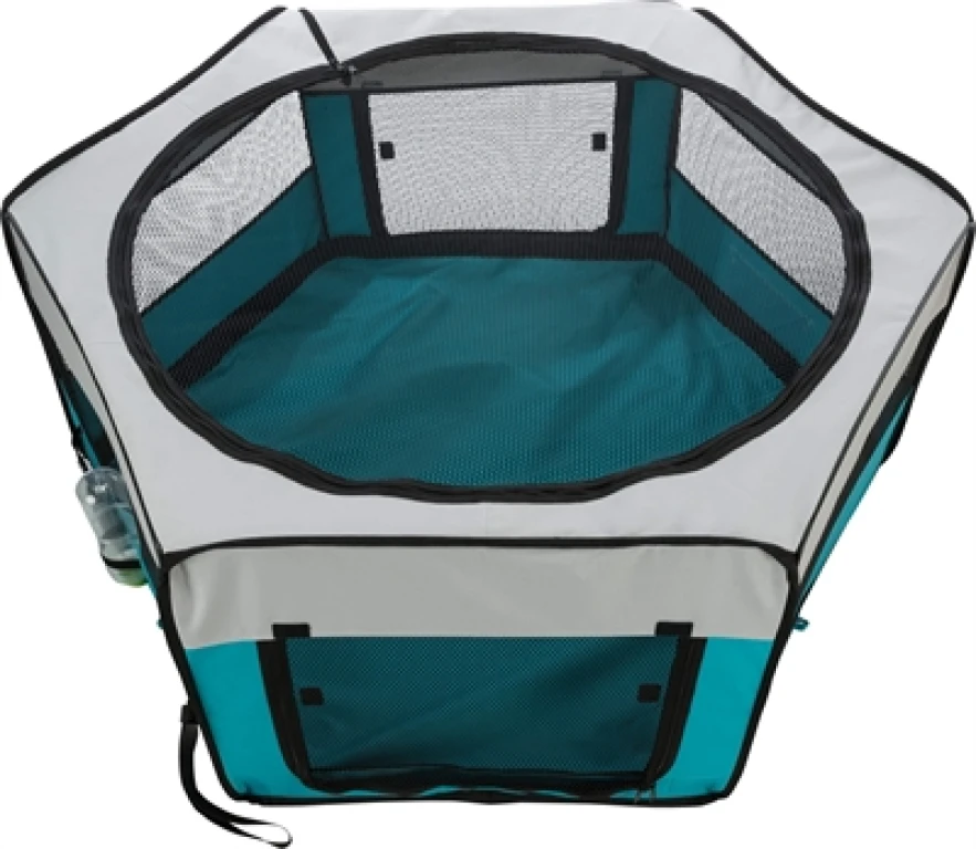 Trixie Puppy Ren Blauw Grijs 130x130x55 cm - 1 stuk