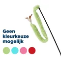 Trixie Kattenhengel Pluche met Veren 48 cm - 1 stuk
