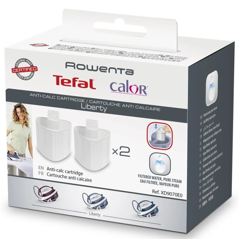 Tefal anti-kalkpatronen voor strijkstations - set van 2