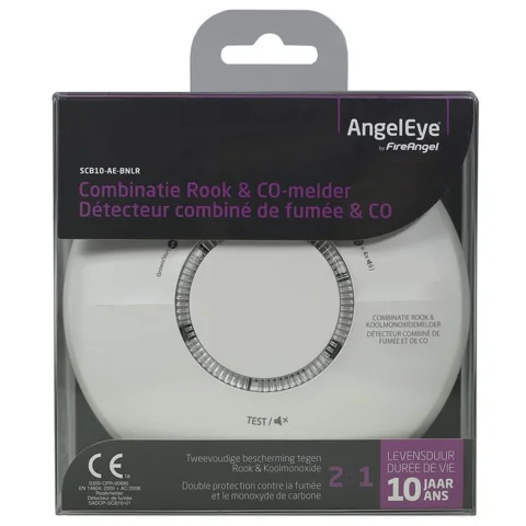 Combinatiemelder rook en koolmonoxide met lithium batterij, 1 stuk