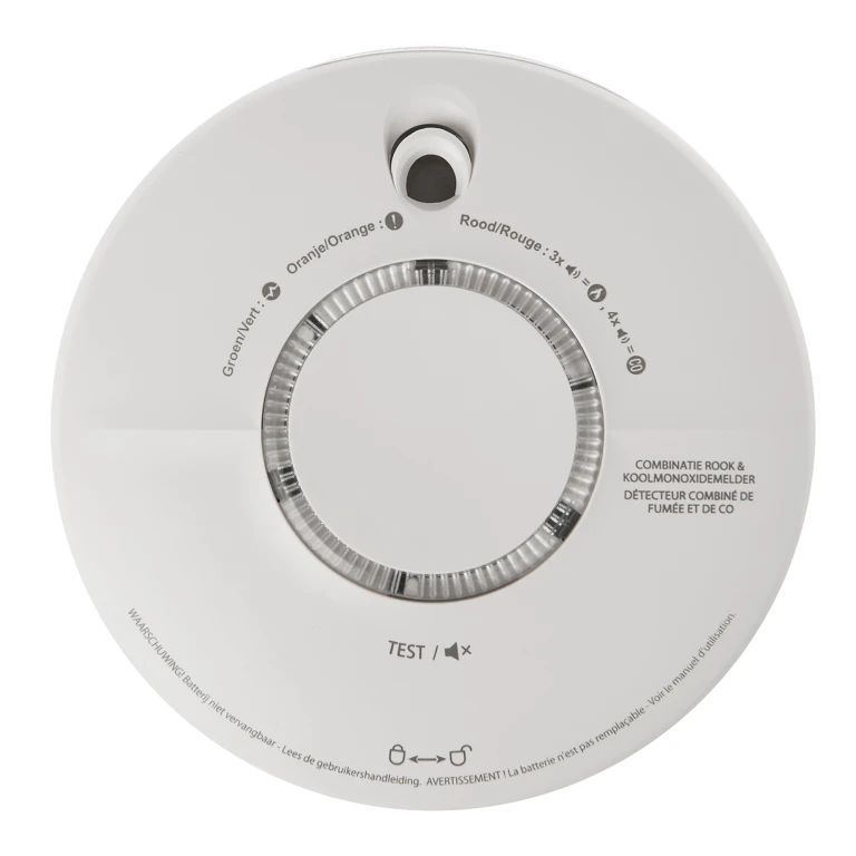 Combinatiemelder rook en koolmonoxide met lithium batterij, 1 stuk