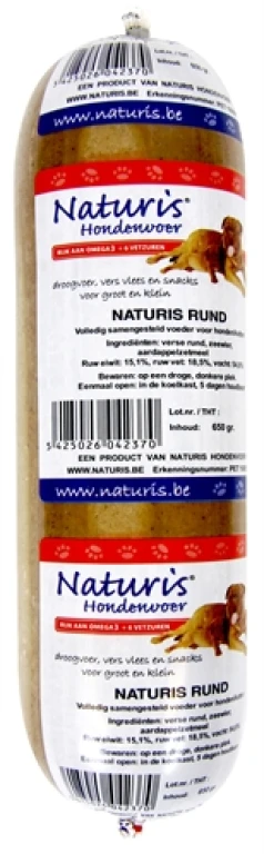 Naturis Hond Natvoer Rund 650 gr