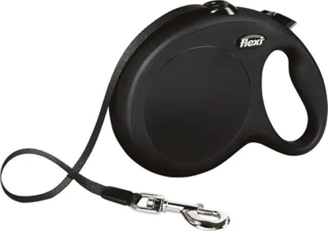 Flexi Rollijn Classic Tape Zwart L - 5m