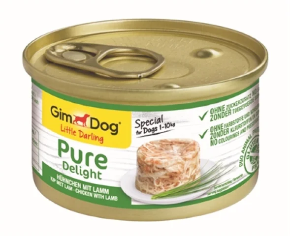 Gimdog - Little Darling Pure Delight Kip/Lam - 85 gram - 12 Blikjes