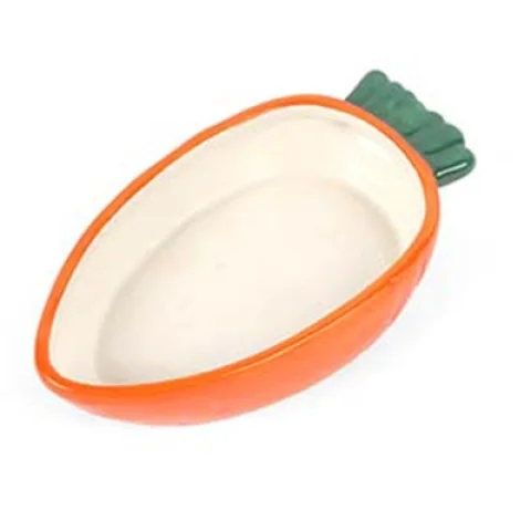 Happy Pet Voerbak - Wortel - 13.5x6.5x3 cm