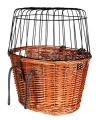 Hond fiets mand wilgentakken naturel 44x48x33 cm