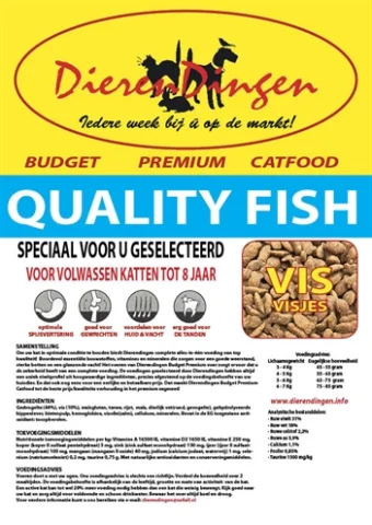 Budget Premium Brok Kat Vis 15 Kg