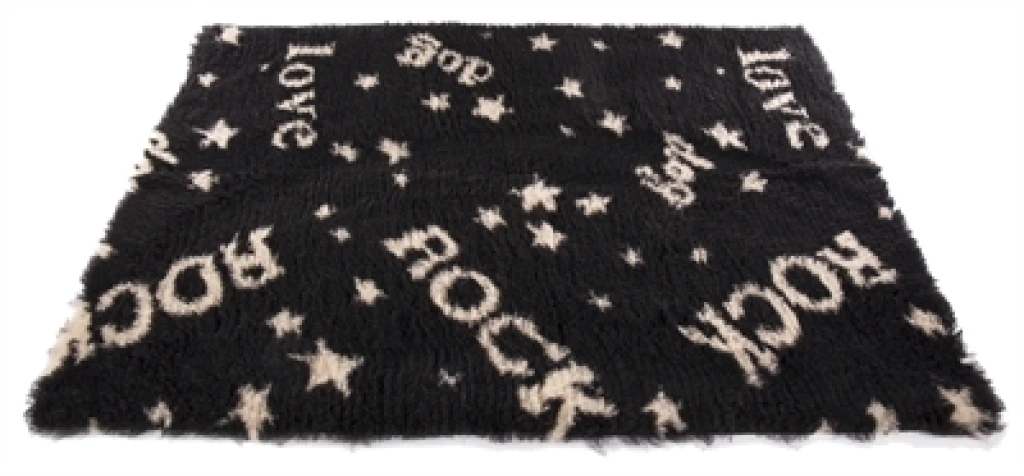 Martin Sellier Vetbed Ethnic Zwart/Wit 50x75 cm - 1 stuk