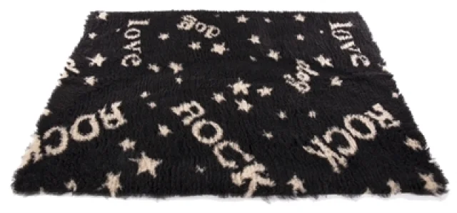 Vetbed Ethnic Zwart / Wit 50X75 Cm