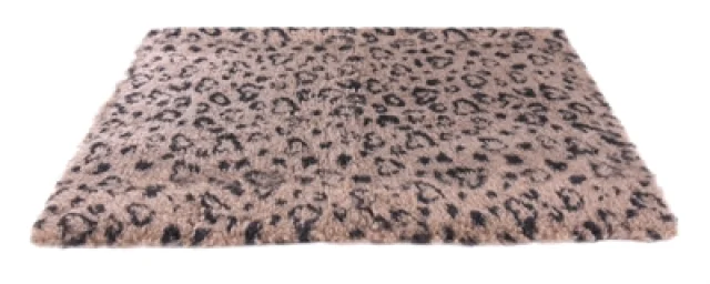 Vetbed Print Zwart / Beige 75X100 Cm