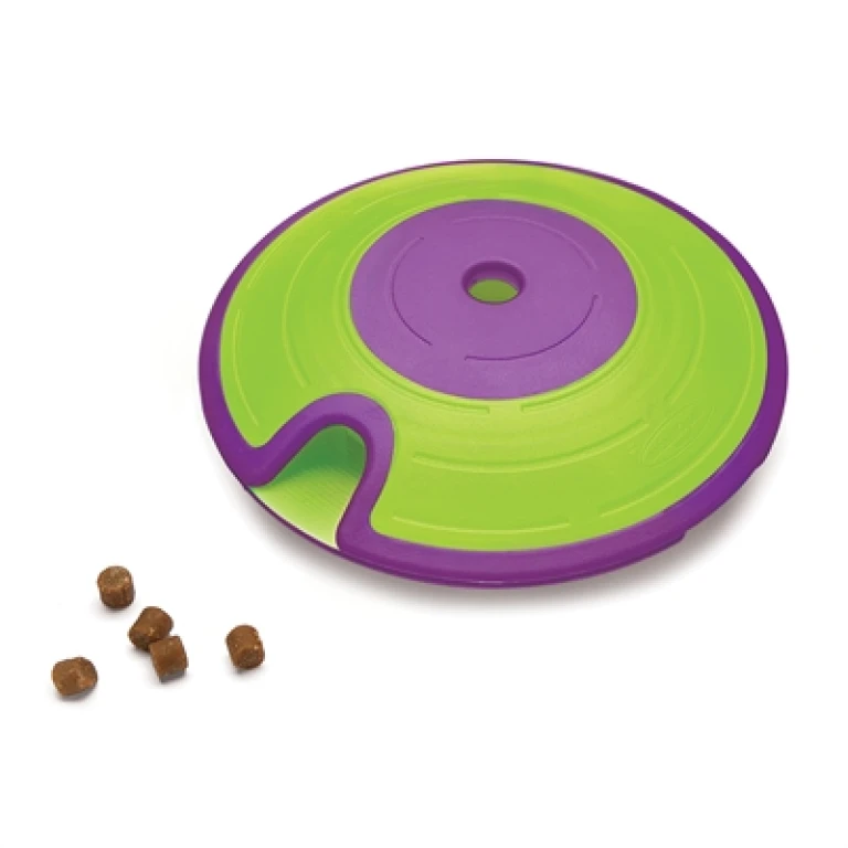 Nina Ottosson Dog Treat Maze Hondenspeelgoed - Paars/Lime - 1 stuk