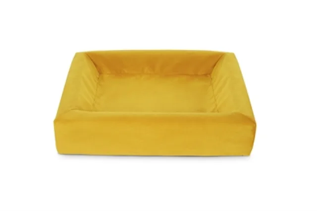 Bia Bed Royal Fluweel Overtrek Hondenmand Oker Bia-50 60X50X12 Cm