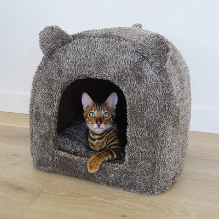 Rosewood 40 Winks Kattenmand Iglo Teddy Bruin - 38x38x40 cm - 1 stuk