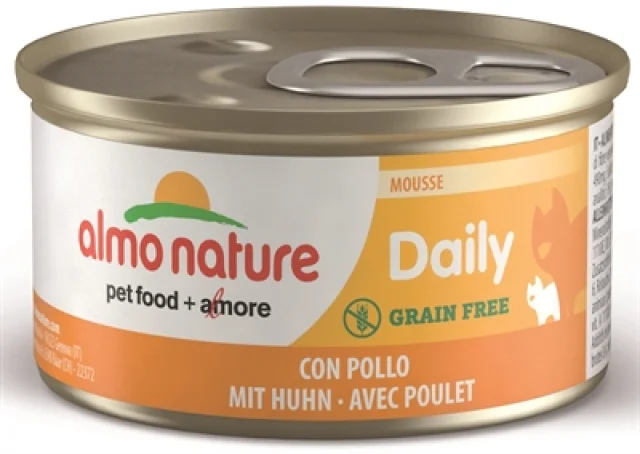 Almo - Daily Menu Mousse met Kip - 85 gram - 24 Blikjes