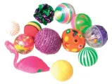 Zolux Kattenspeelgoed Fancy Gekleurde Ballen Assorti 12 St