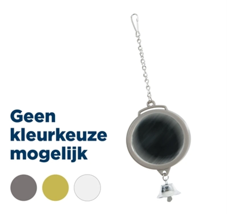Zolux Ronde Vogelspiegel met Bel - 1 stuk