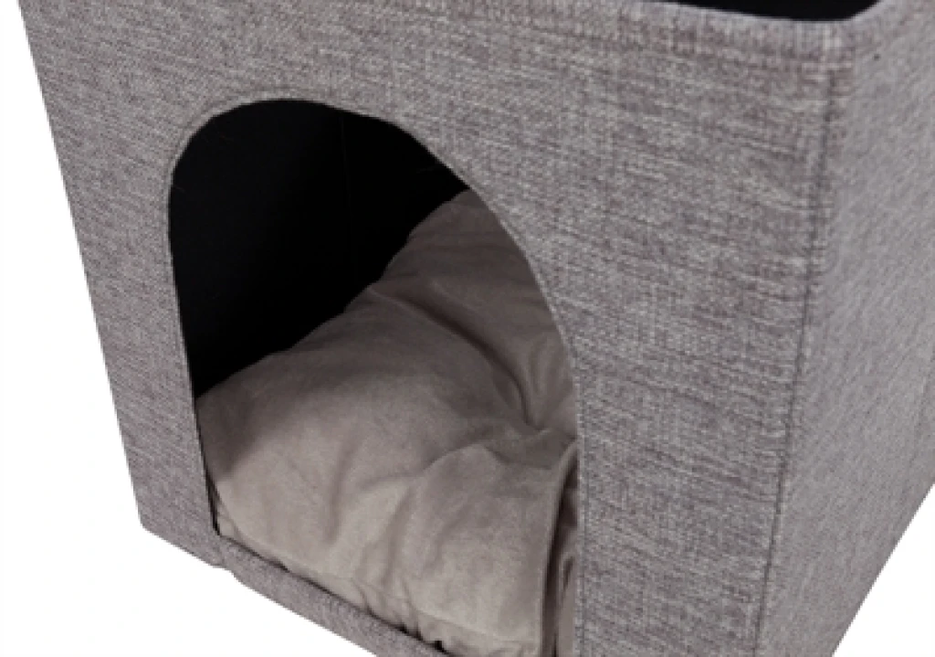 Trixie Kattenmand Iglo Ella Grijs 33x33x37 cm - 1 stuk