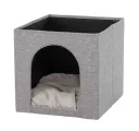 Trixie Kattenmand Iglo Ella Grijs 33x33x37 cm - 1 stuk