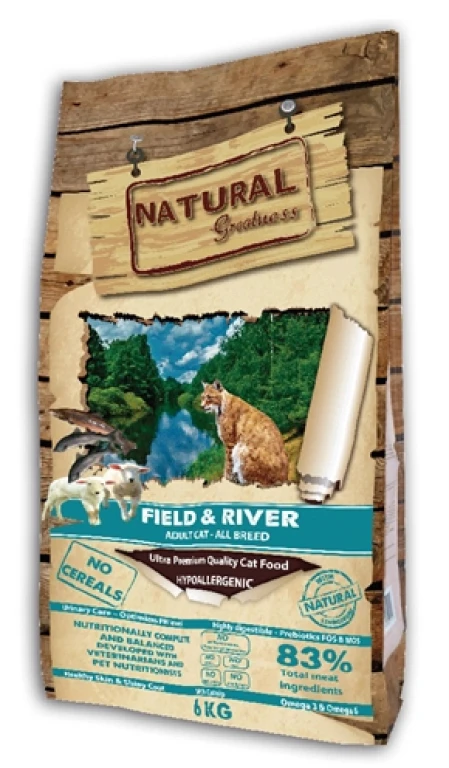 Natural Greatness Field & River Kat Droogvoer - 6 kg
