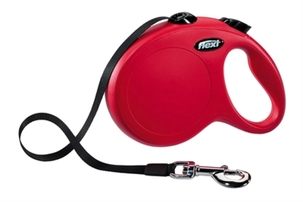 Flexi Rollijn Classic Tape Rood L - 5m, 1 stuk