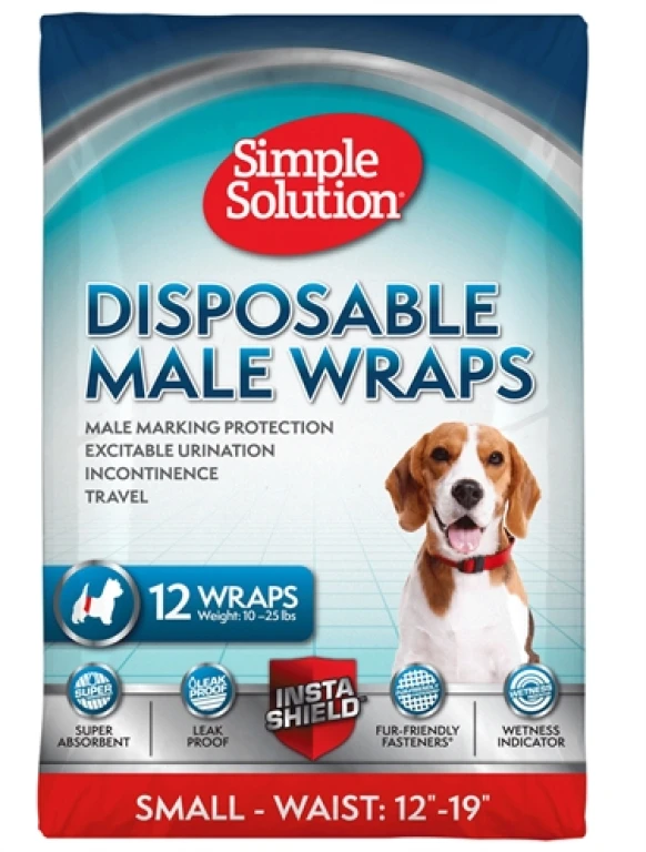 Simple Solution Wegwerp Plasbanden voor Reuen Small - set van 12