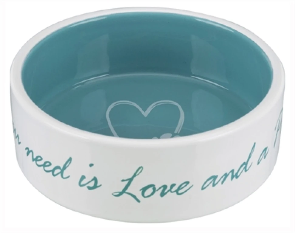 Trixie voerbak Pets Home Petrol - 16 cm - 1 stuk