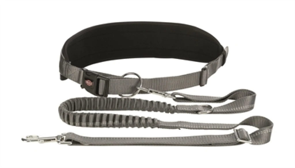 Trixie Jogginglijn voor honden Zwart - 75-120 cm - 1 stuk