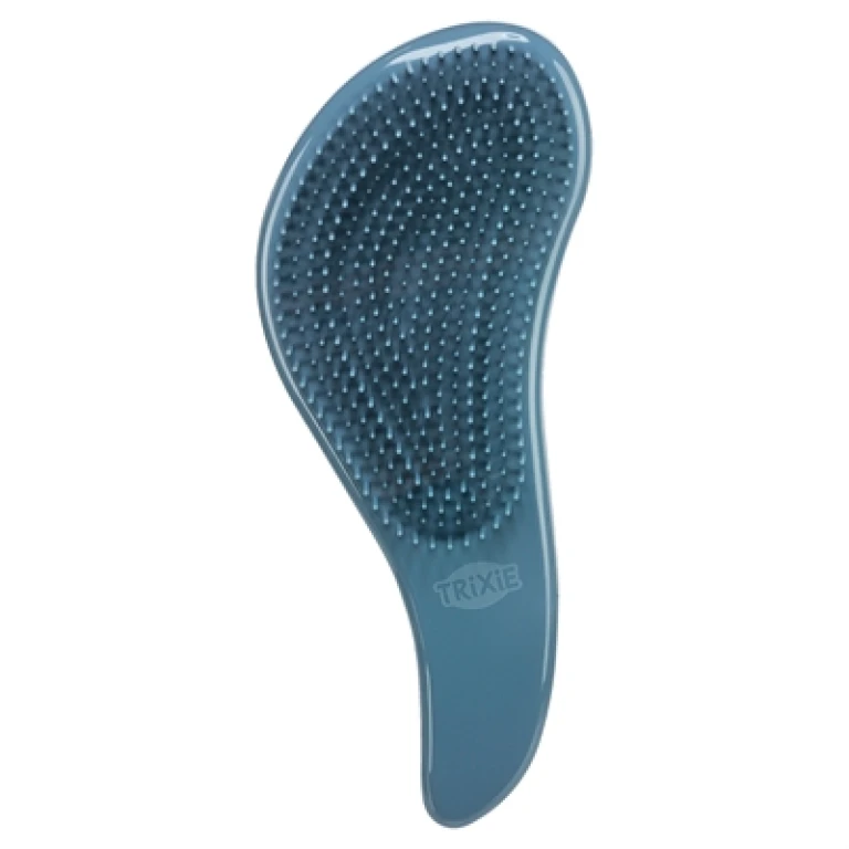 Trixie Zachte Hondenborstel Blauw - Kunststof - 19 cm - 1 stuk