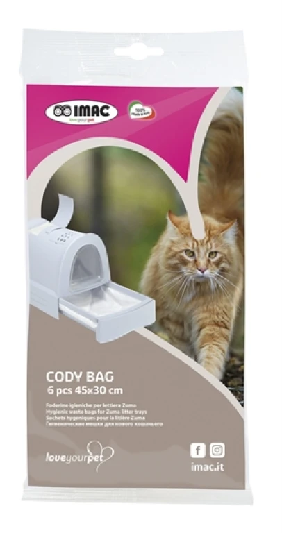 Imac Kattenbakzakken Cody voor Zuma 50x36x10 cm - set van 6