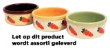 Rosewood Options Voerbak Wortel Design 12,5 cm - 1 stuk