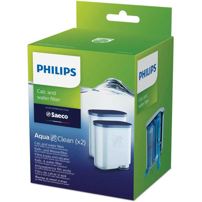 Philips AquaClean waterfilters voor koffiemachines - set van 2