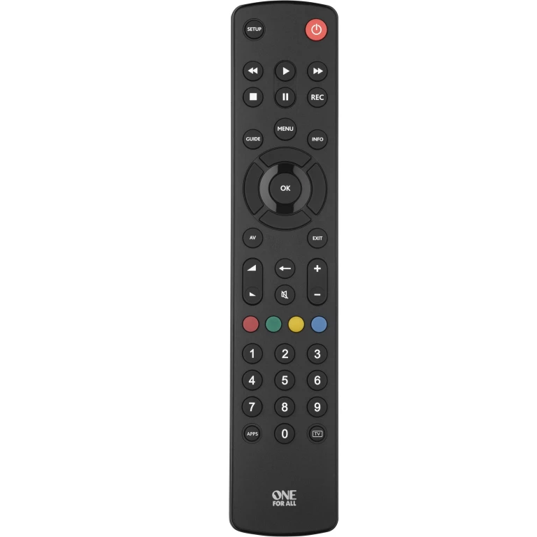 Universele Afstandsbediening Contour Zwart - 1 stuk
