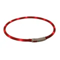 Trixie Halsband Usb Flash Light Lichtgevend Oplaadbaar Rood 70X1Cm