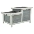 Trixie Knaagdierhuis Met 2 Ingangen Grijs / Wit 70X45X43 Cm