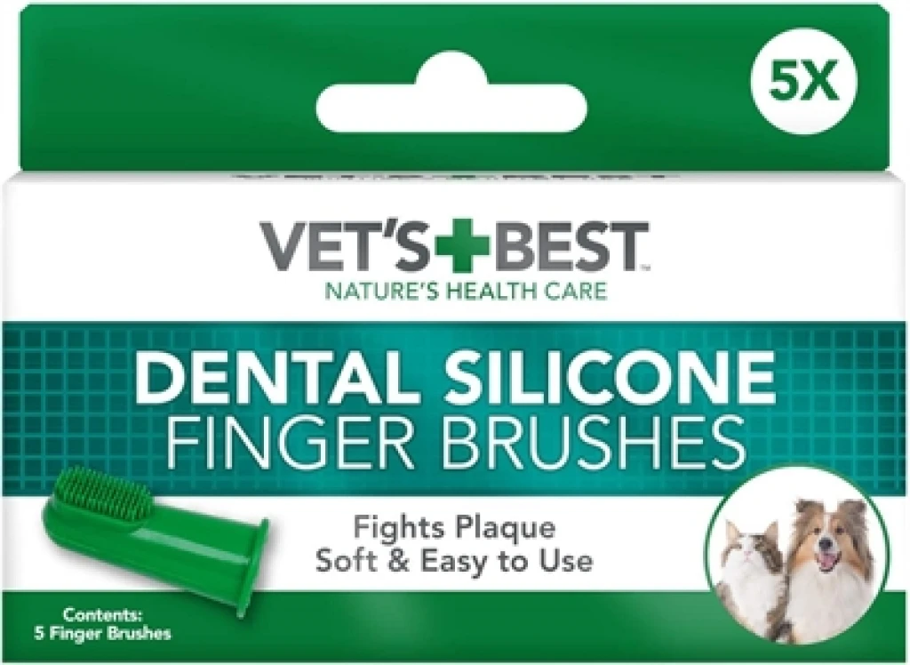 Vets Best Vinger Tandenborstels voor Hond - Set van 5 stuk