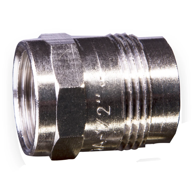 Merkloos Gasslang Aansluiting 1/2 inch Metaal 3 cm - 1 stuk