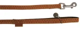 Macleather Hondenriem Bruin - 120 cm x 15 mm (1 stuk)