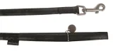 Macleather Hondenriem Zwart - 120 cm x 15 mm (1 stuk)